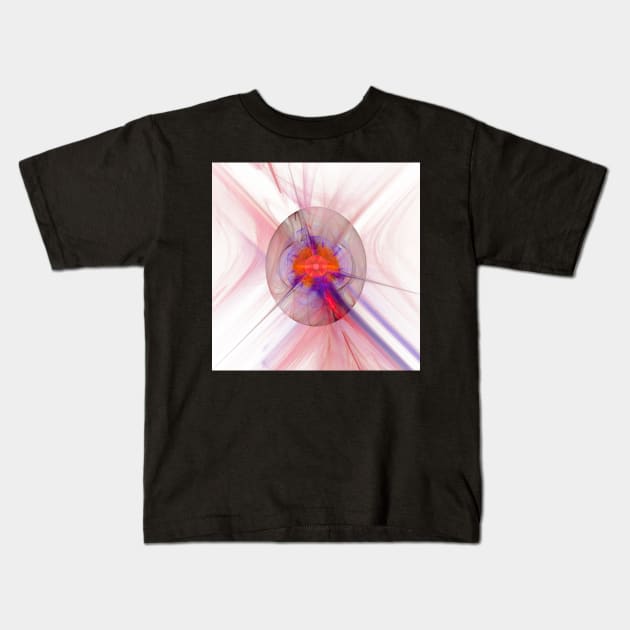 Abstract developing egg fractal Kids T-Shirt by hereswendy